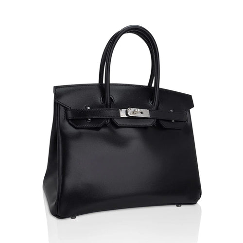 Black Box Leather Bag Palladium Hardware