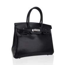 Load image into Gallery viewer, Black Box Leather Bag Palladium Hardware