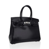 Black Box Leather Bag Palladium Hardware