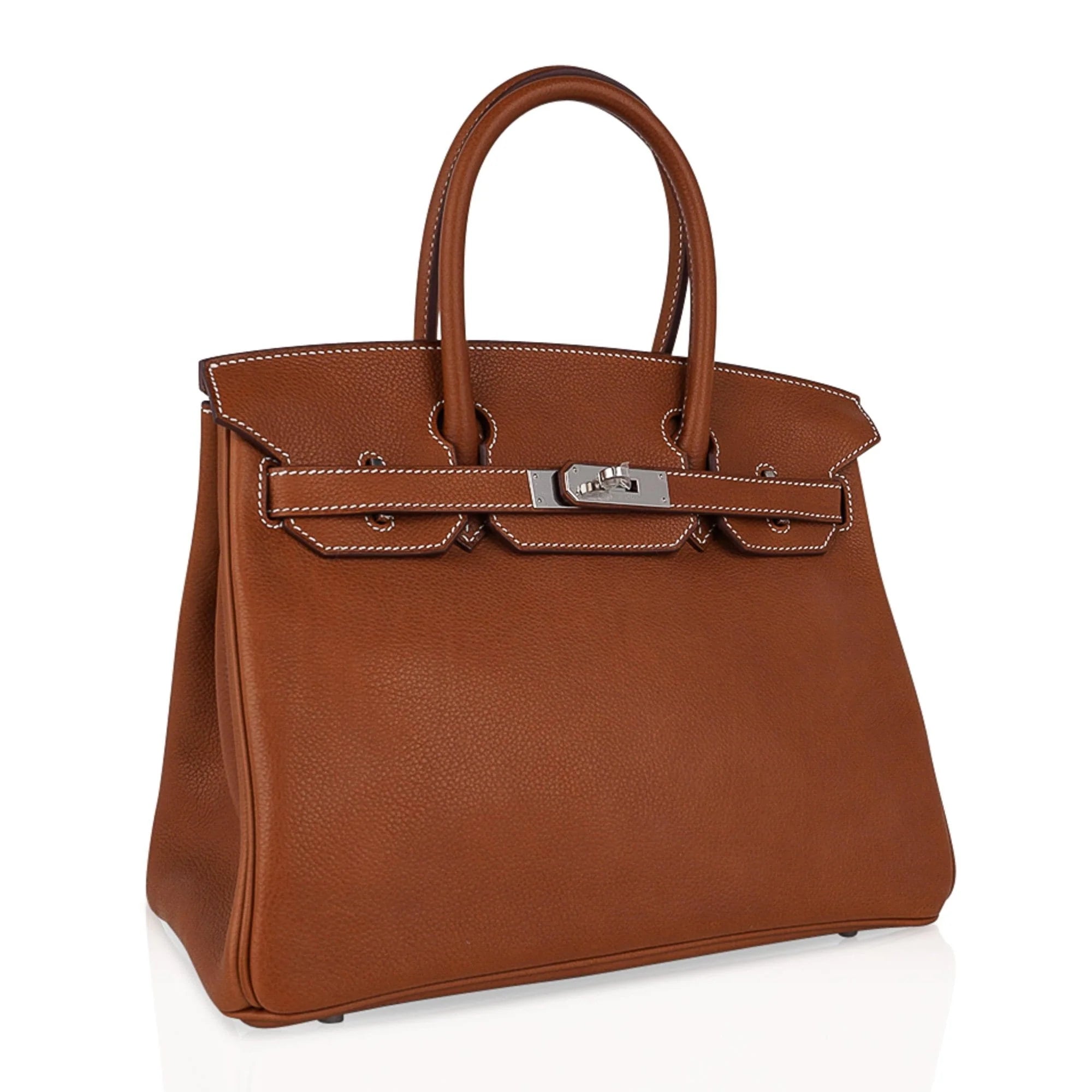 Golden-brown Palladium Hardware Bag