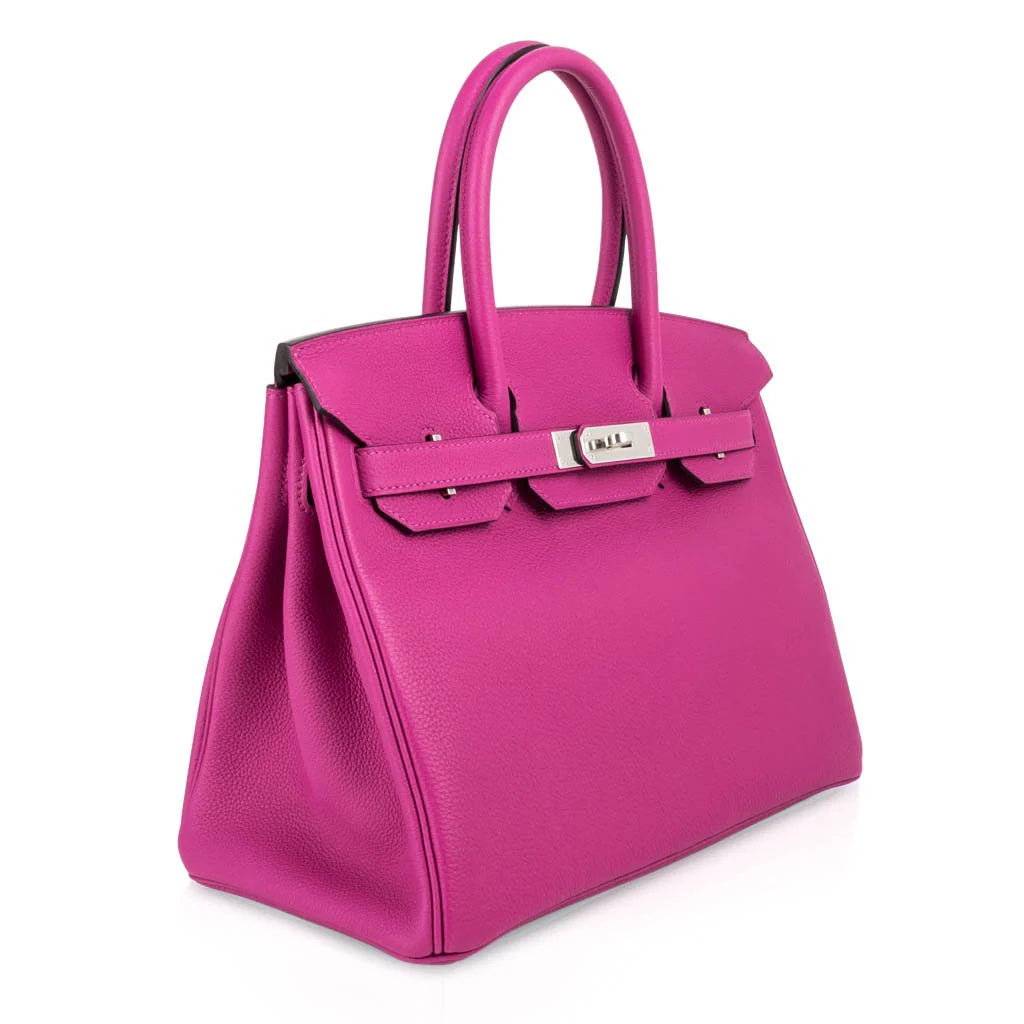 Rose Pourpre Pink Togo Palladium