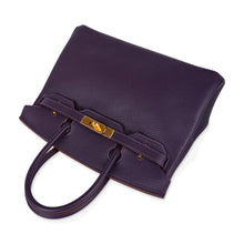 Load image into Gallery viewer, Raisin Rich Original Colour Gold Hardware Togo Leather