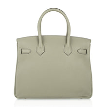 Load image into Gallery viewer, Sage (Sauge) Clemence Leather Gold Hardware Bag
