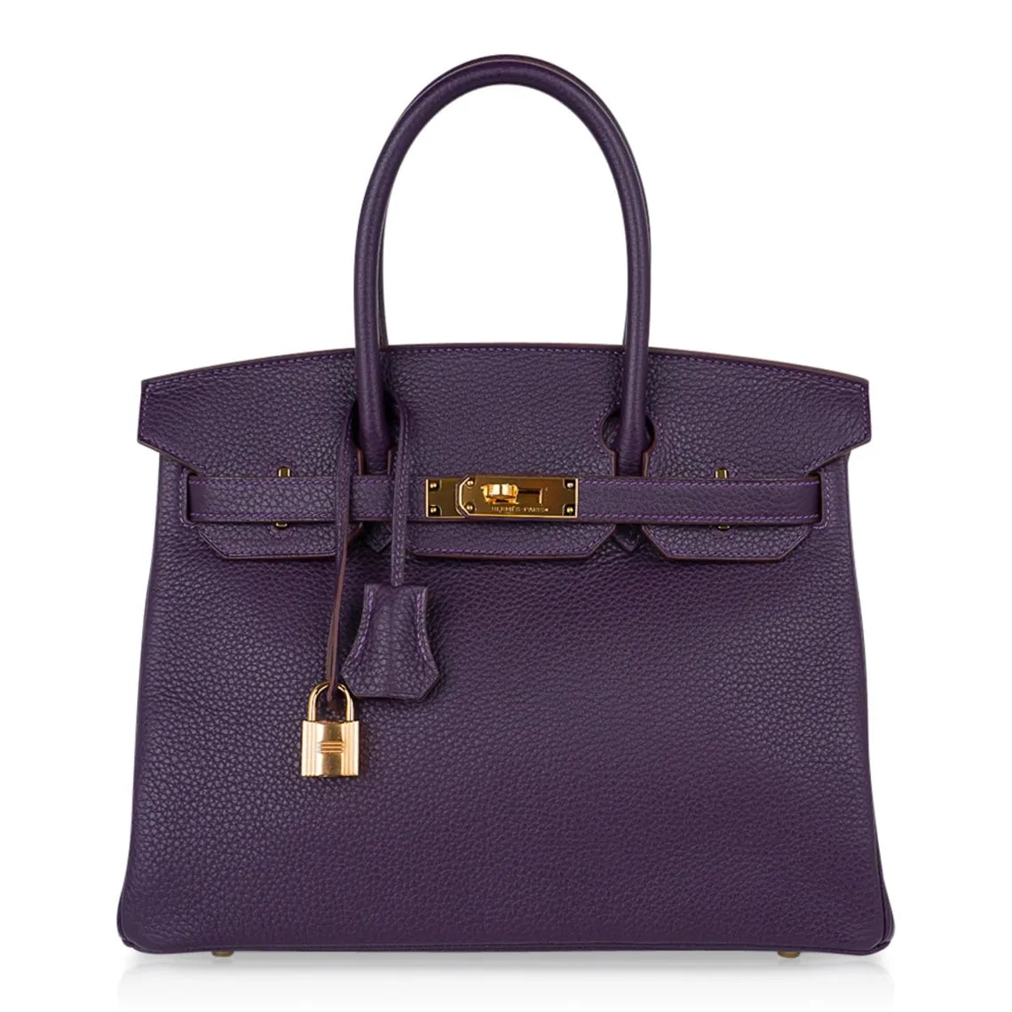 Raisin Rich Original Colour Gold Hardware Togo Leather