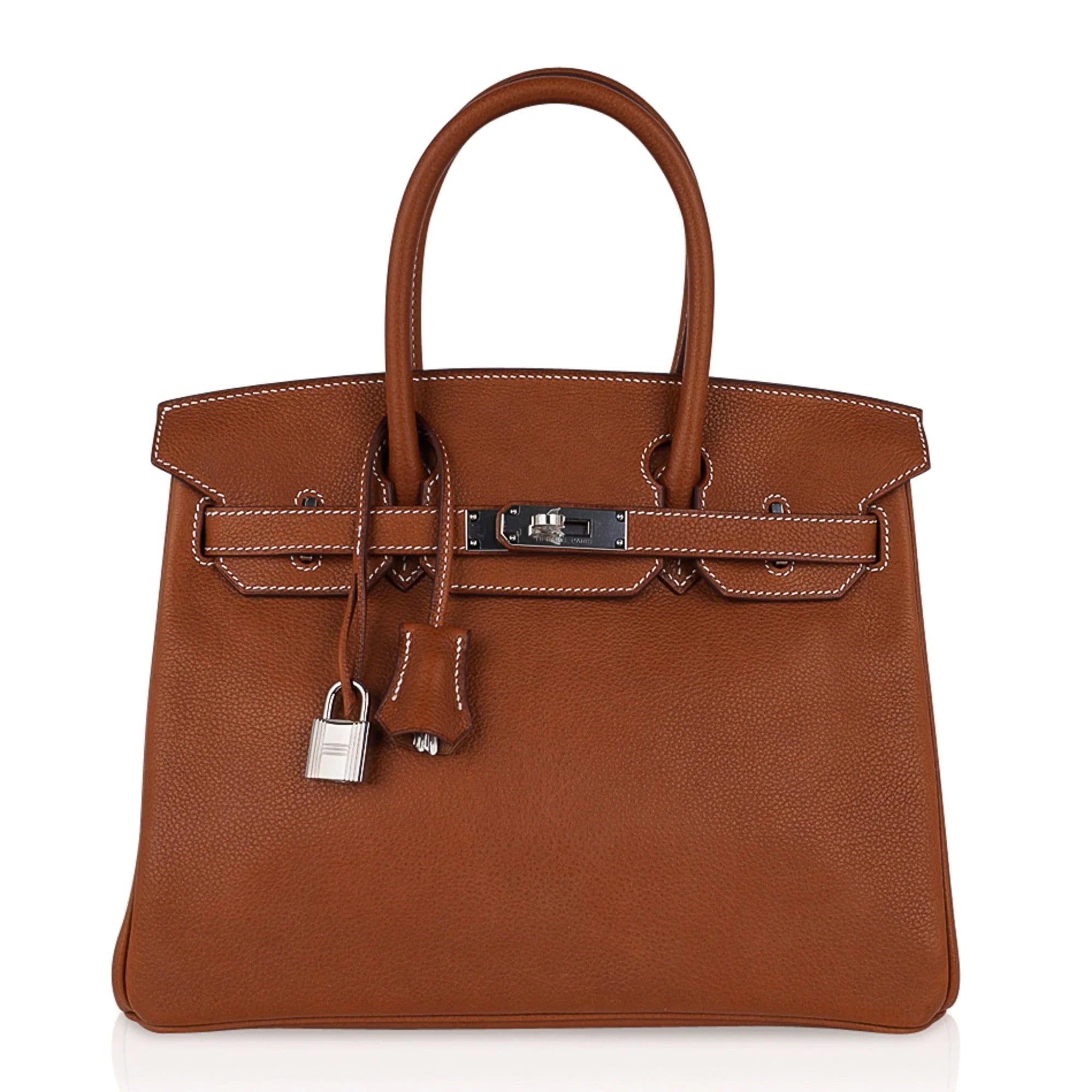 Golden-brown Palladium Hardware Bag