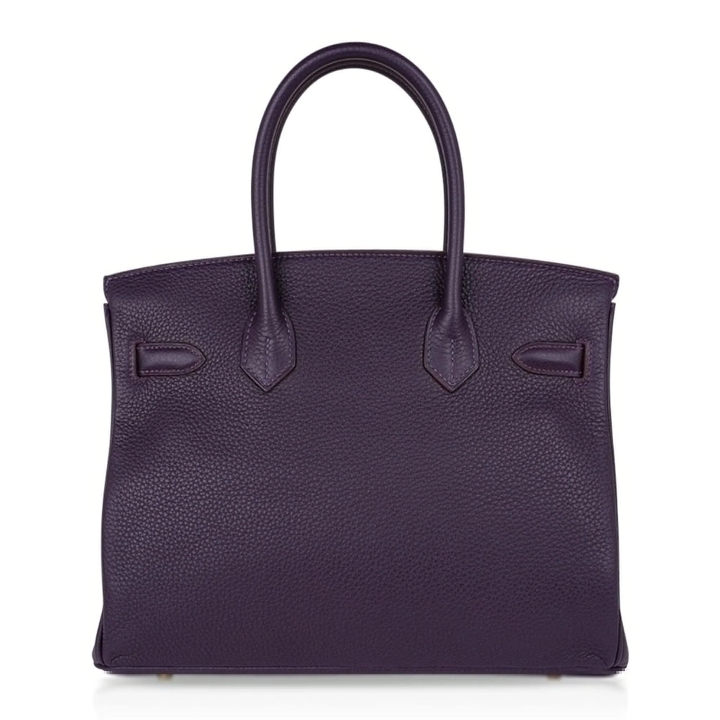 Raisin Rich Original Colour Gold Hardware Togo Leather